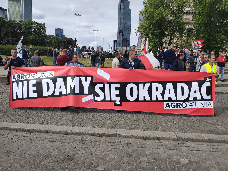 Nie Damy Si Okrada Agrounia Protestuje W Warszawie