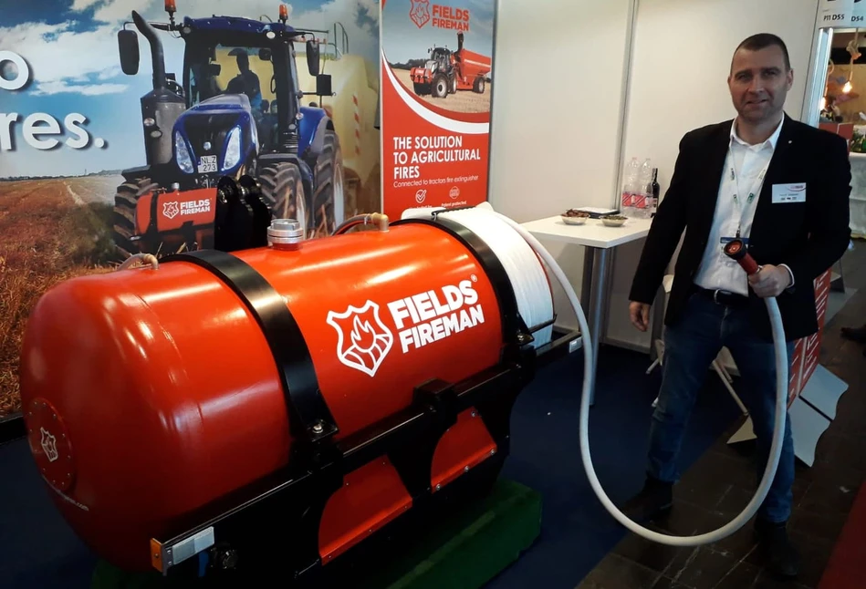 Agritechnica 2019: Zbiornik gaśniczy Fields Fireman