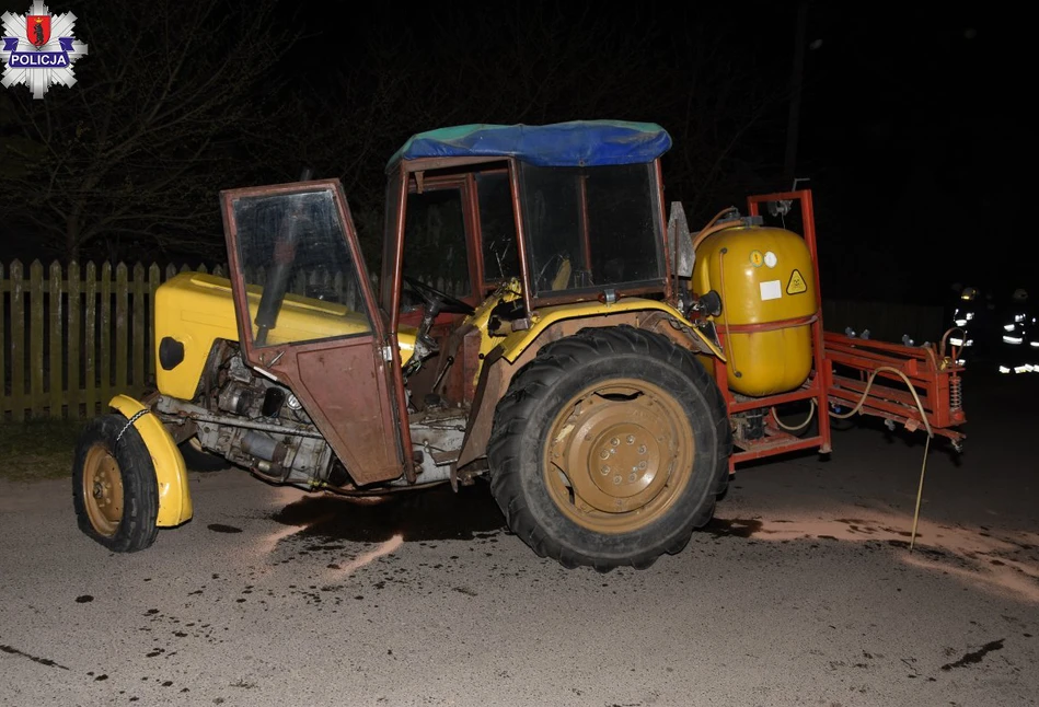 Nastolatka w Audi staranowała ciągnik Ursus. Rolnik w szpitalu