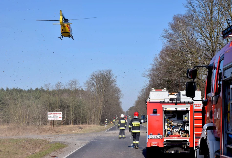 19-latek wjechał pod ciągnik. Walczy o życie w szpitalu