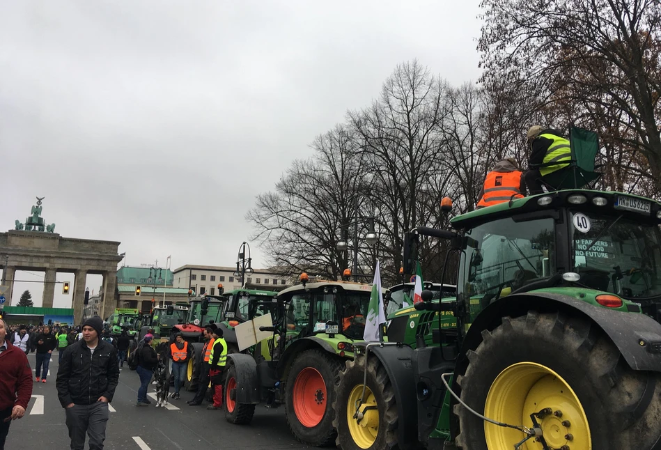 10 tys. rolników w marszu gwiaździstym na Berlin