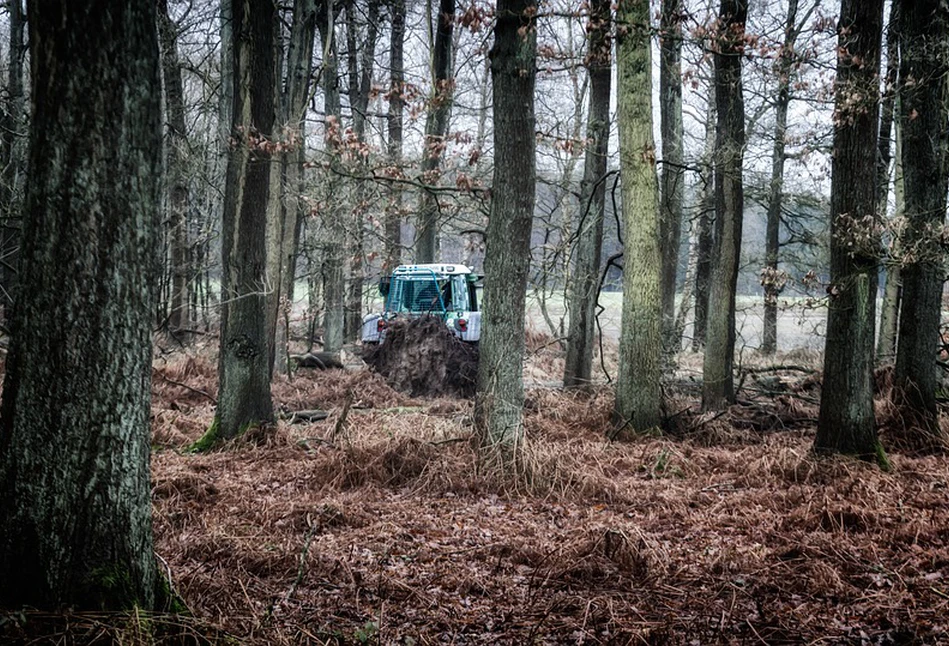 Wybrał się na grzyby i utknął w ciągniku. Groziła mu śmierć