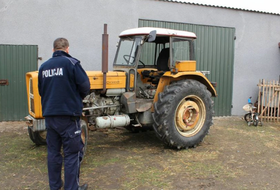 47-latek okradł rolnika. Wymontował części z trzech ciągników