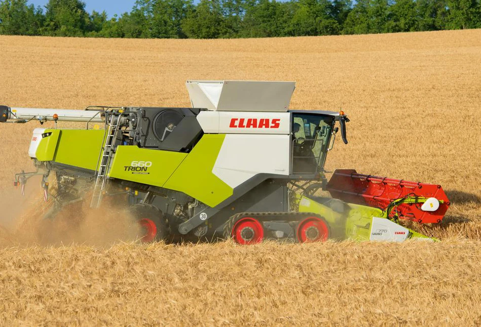 Kombajn Claas Trion z tytułem Farm Machine 2022