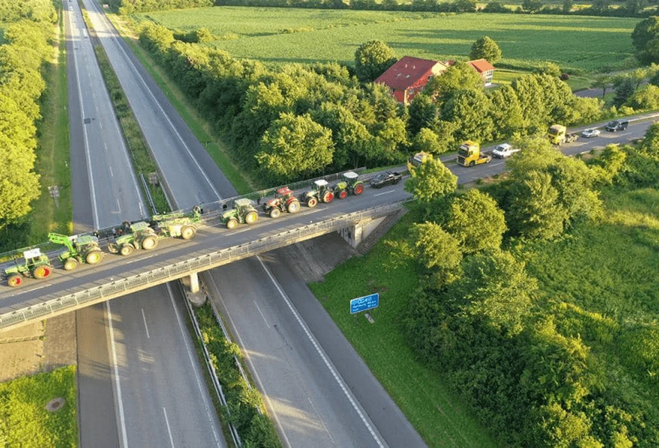 Protesty rolników w UE przybierają na sile! Teraz czas na Niemców