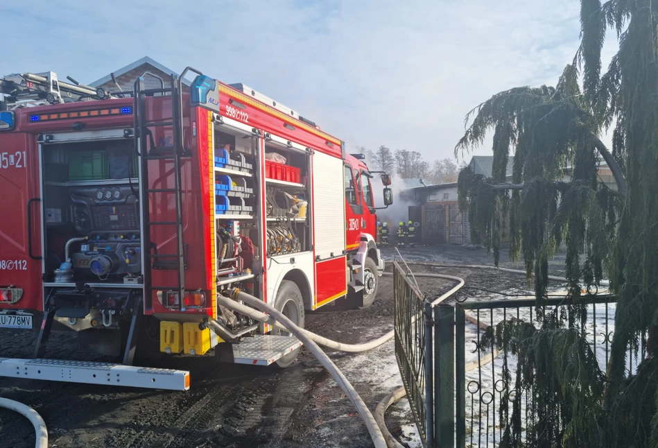 Pożar w gospodarstwie pod Lublinem. Straty wyniosły 100 tys. zł