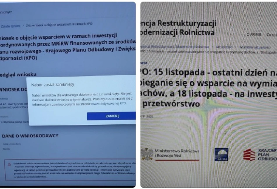 Kolejna rządowa platforma szwankuje? Tym razem ta od dofinansowania wymiany dachów...