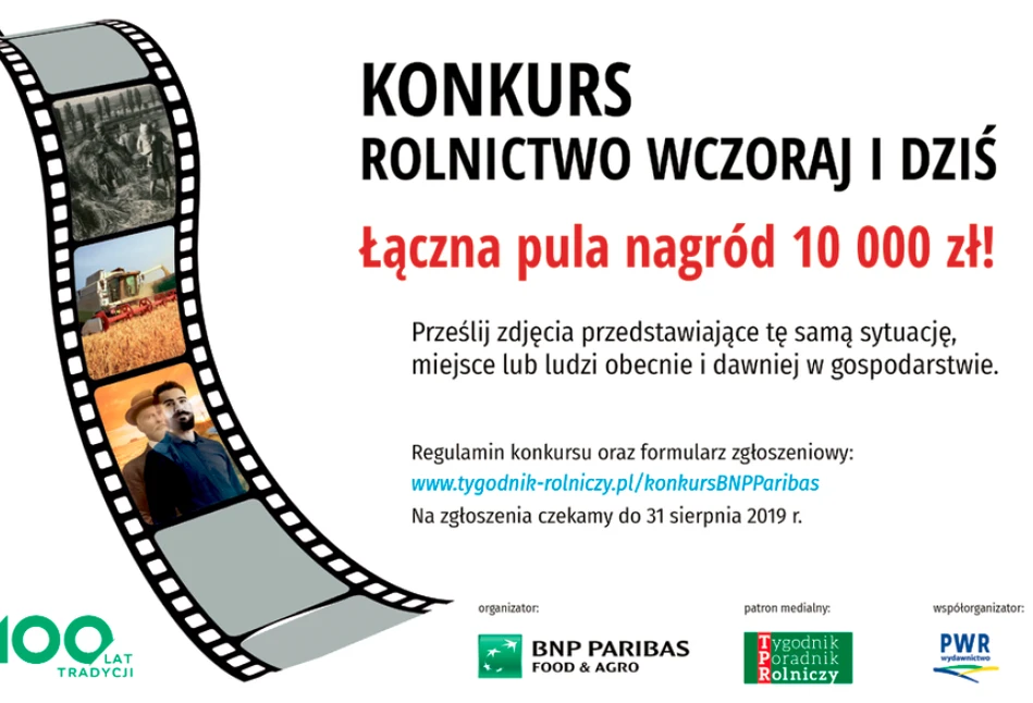 W konkursie "Rolnictwo wczoraj i dziś"  możesz wygrać 5000 złotych