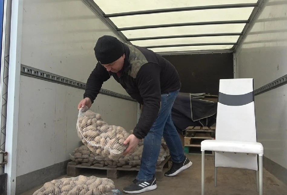 Rolnicy oddają ziemniaki i jabłka za bezcen. "Chyba rzucę to wszystko i zmienię zawód" [FILM]