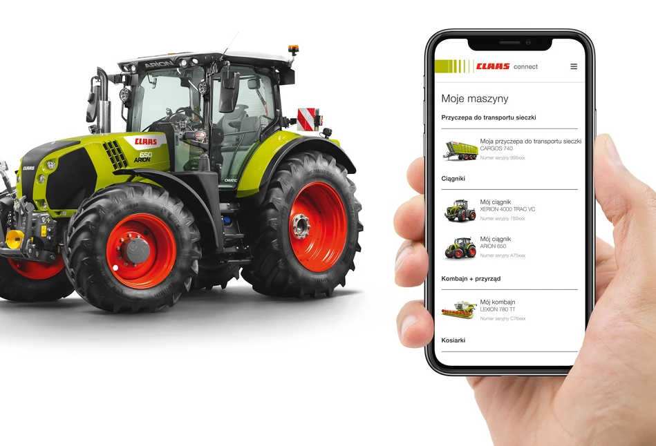 Claas connect – katalog części i instrukcja obsługi w smartfonie!