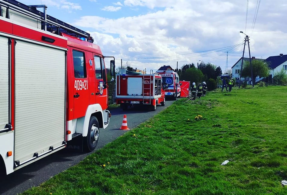 Tragedia pod Bolesławcem. Ciągnik przejechał 39-latka