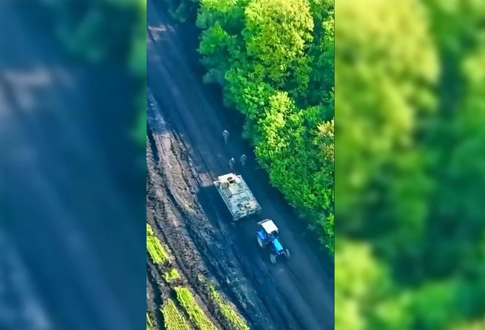 Legendarne ukraińskie ciągniki wróciły do walki [WIDEO]