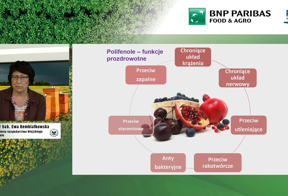 Rolnictwo ekologiczne i jego wpływ na środowisko i zdrowie człowieka - prof. Ewa Rembiałkowska odpowiada na pytania z webinarium