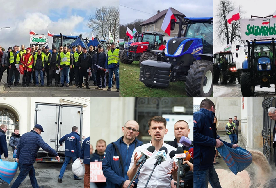 Protesty rolników w całym kraju. Straty producentów zbóż sięgają 40-50%!