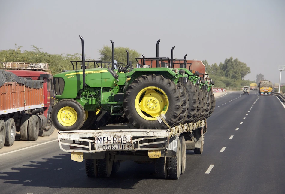 Sprzedaż ciągników na świecie 2018 wg FederUnacoma