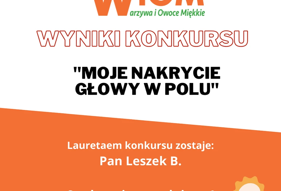 Sprawdź czy to właśnie Ty wygrałeś! Wyniki konkursu