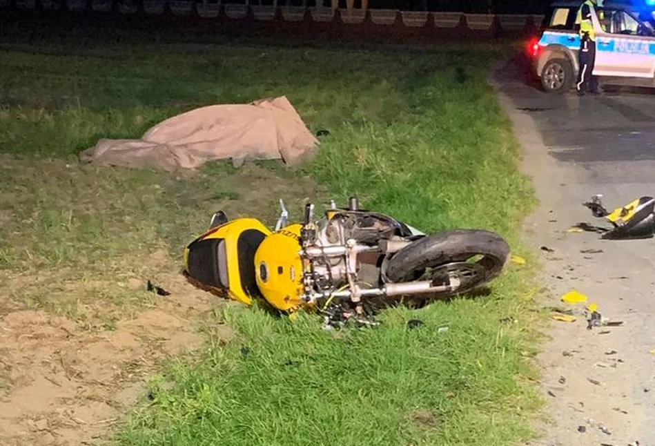 Tragiczny wypadek na Mazowszu. Motocyklista zderzył się z koniem