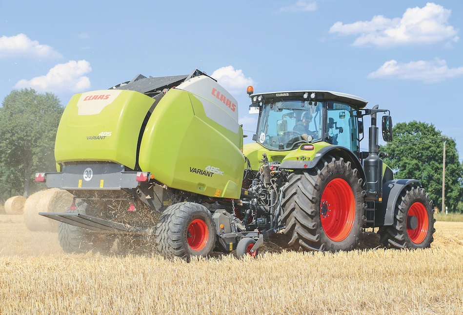 Test profi: prasa zwijająca Claas Variant 485 RC Pro