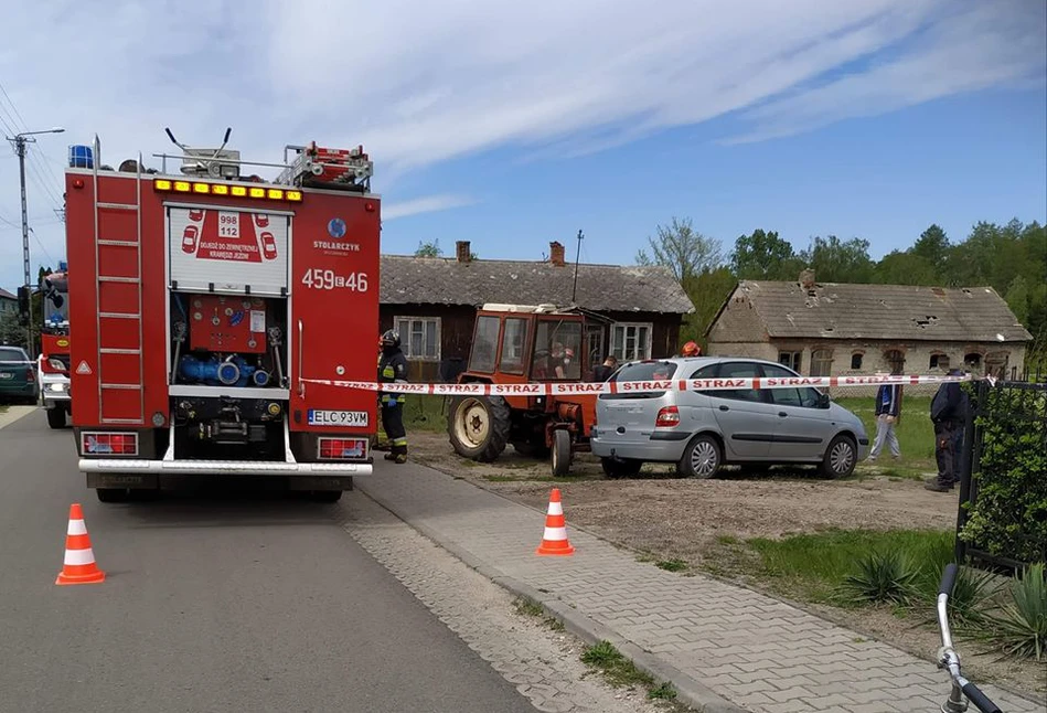 67-latek zasłabł w ciągniku. Zmarł 300 metrów od domu