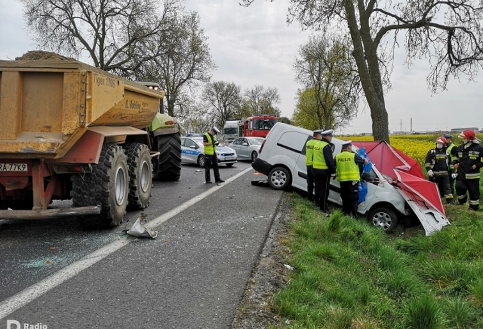 Tragiczny wypadek z udziałem ciągnika rolniczego - jedna osoba nie żyje!