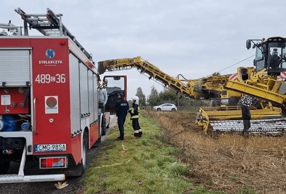 Dziecko przygniecione opryskiwaczem i 16-latek wciągnięty ładowarką do buraków