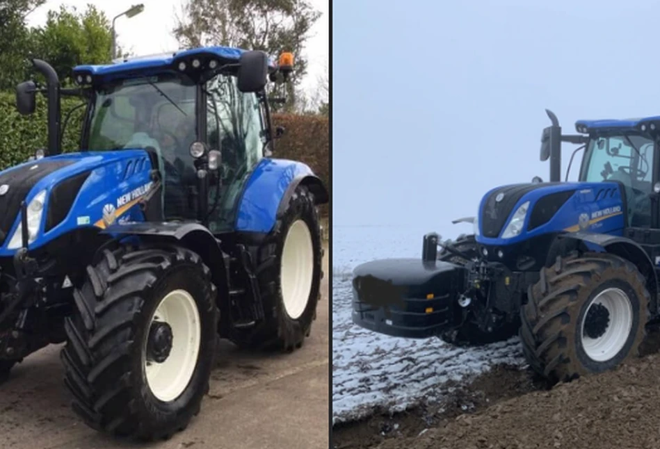 Rolnikowi spod Opoczna złodzieje ukradli dwa ciągniki New Holland. Wyznaczono wysoką nagrodę!