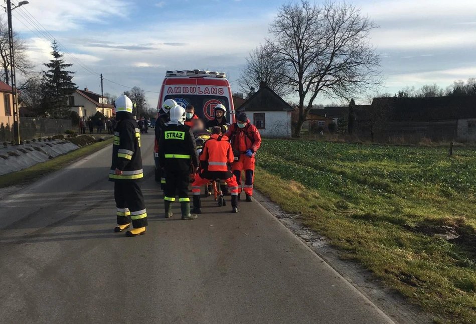 Tragiczny wypadek w gospodarstwie pod Lublinem. Ciągnik przejechał rolnika