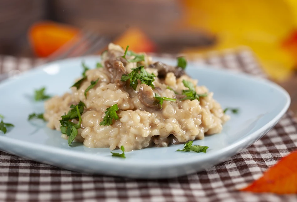 Przepisy na jesień - risotto z borowikami