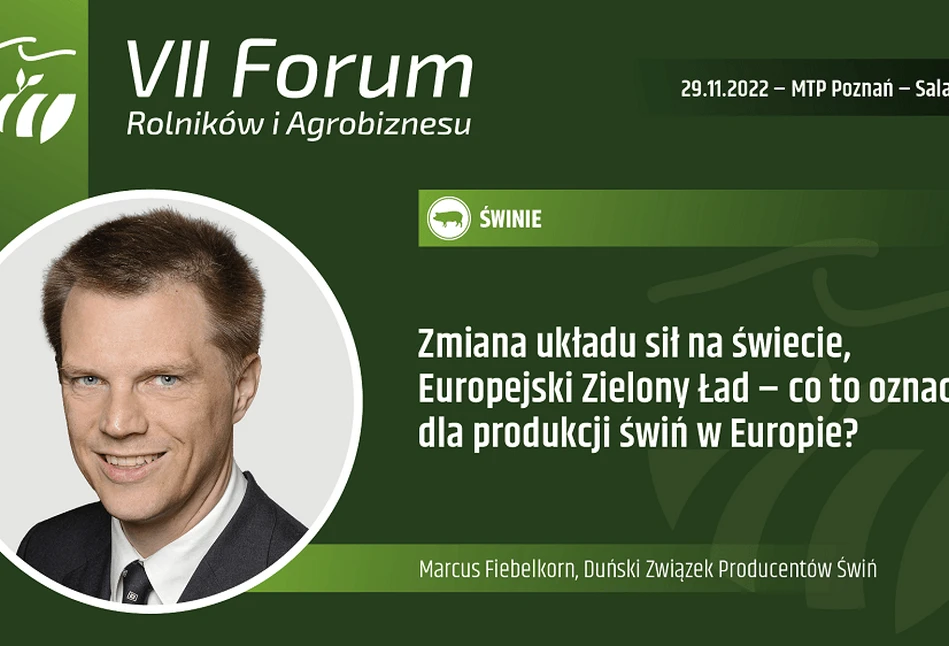 Czy w Europie zabraknie świń? Jaka jest przyszłość branży? VII Forum Rolników i Agrobiznesu