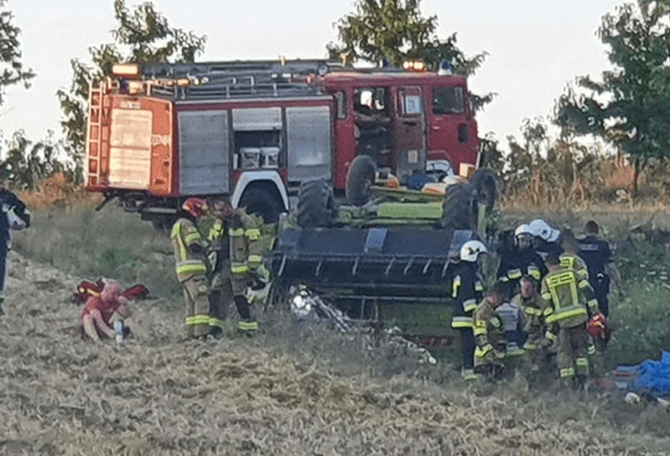 Tragedia pod Krakowem. 41-letni rolnik zmiażdżony przez kombajn