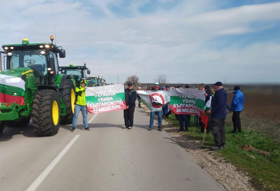 Protest rolników w Bułgarii. W ciągniku minister rolnictwa, zablokowana granica z Rumunią