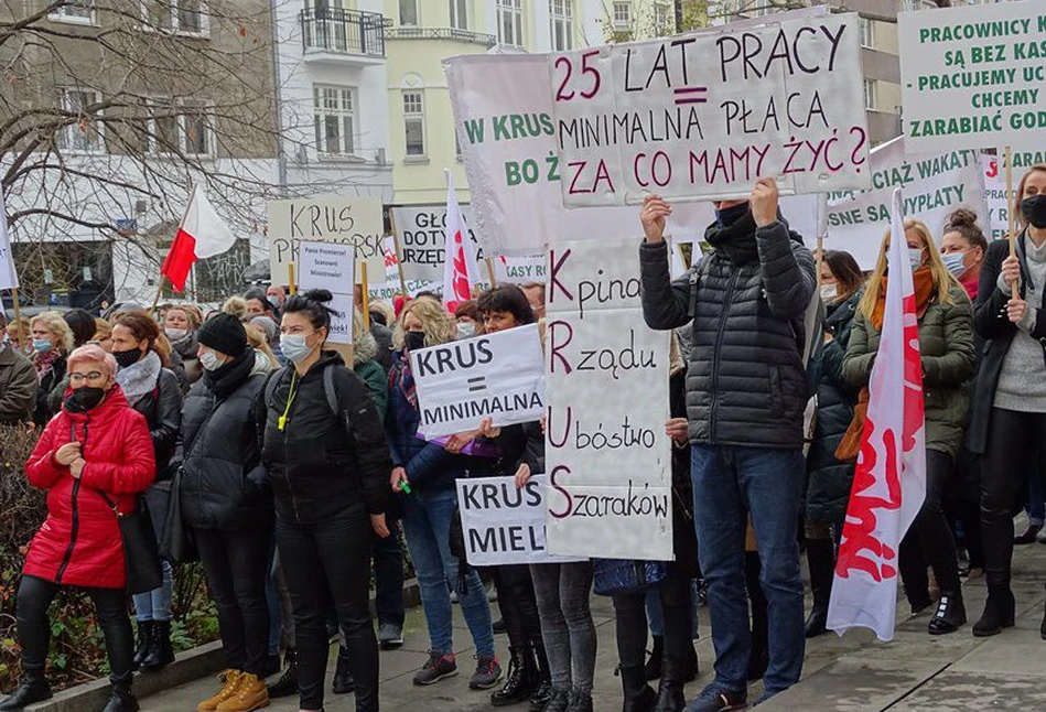 Pracownicy ARiMR i KRUS domagają się podwyżek [FILM]