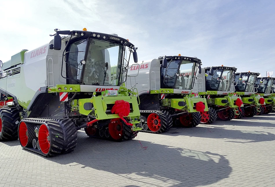 Sześcioraczki w Pyrzycach - 6x Claas Lexion 750 Terra Trac