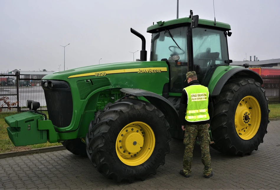 Drohusk: Ukrainiec chciał wywieźć kradziony ciągnik wart prawie 200 tys. zł